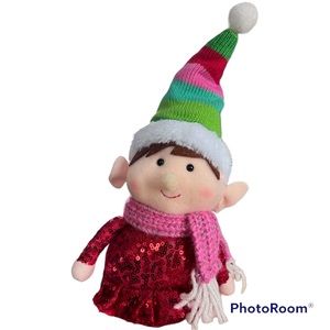 Weighted elf decoration